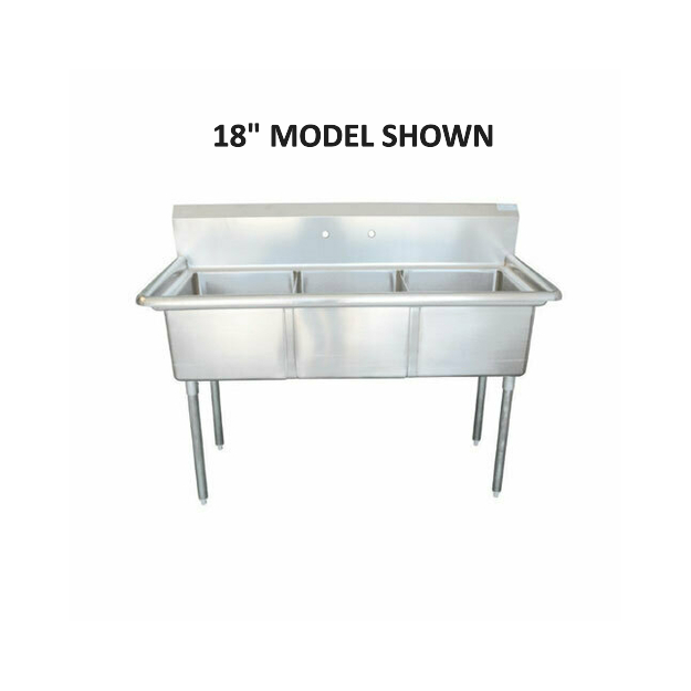 EFI, 3-COMP SINK, SI824-3N - EFI Sales Canada - - Sink | Purchase online at RYCO Kitchenworks