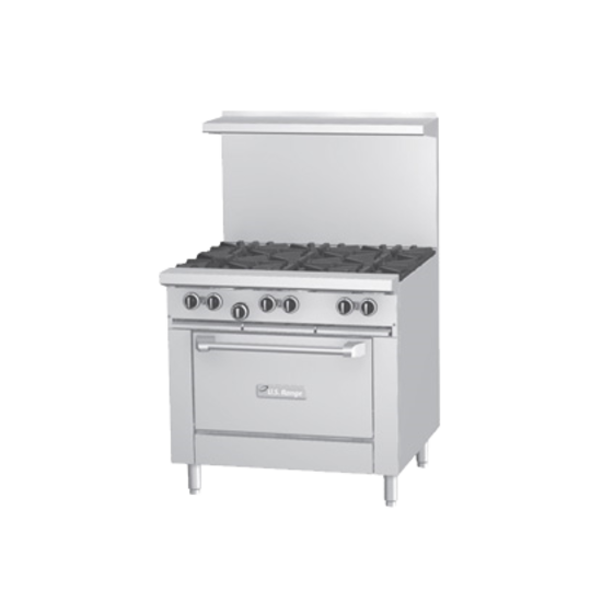GARLAND, RANGE, GAS, NG, U36-6R-NG - Garland Canada - - Restaurant Range | Purchase online at RYCO Kitchenworks