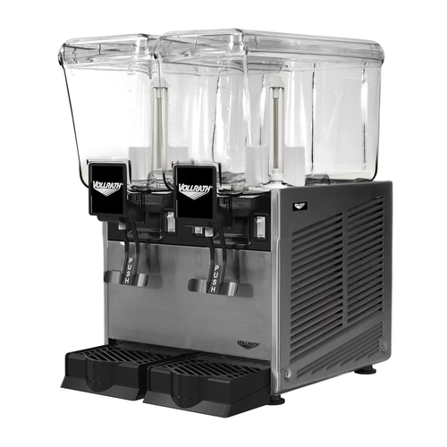 Vollrath VBBD2-37-S Double 3.17 Gallon Bowl Refrigerated Beverage Dispenser, Electric