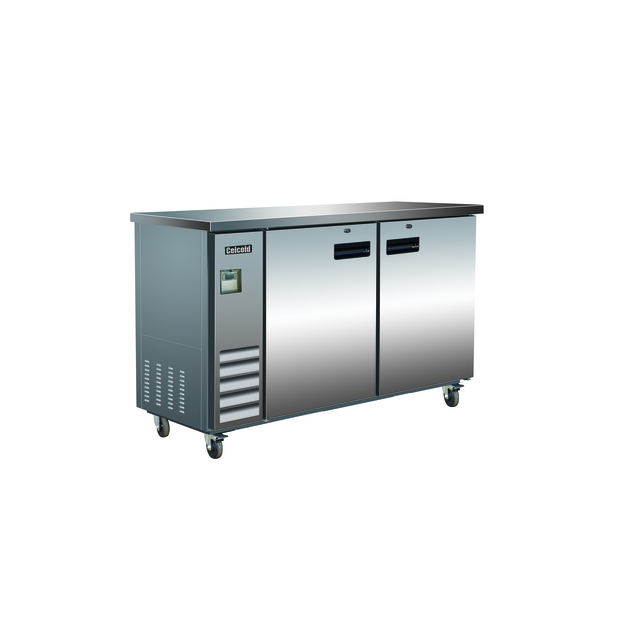 Celcold CBB60S 3 Solid Door Back Bar Cooler, Stainless 61.5"W - [BB1] - Celcold - - Refrigeration | Purchase online at RYCO Kitchenworks