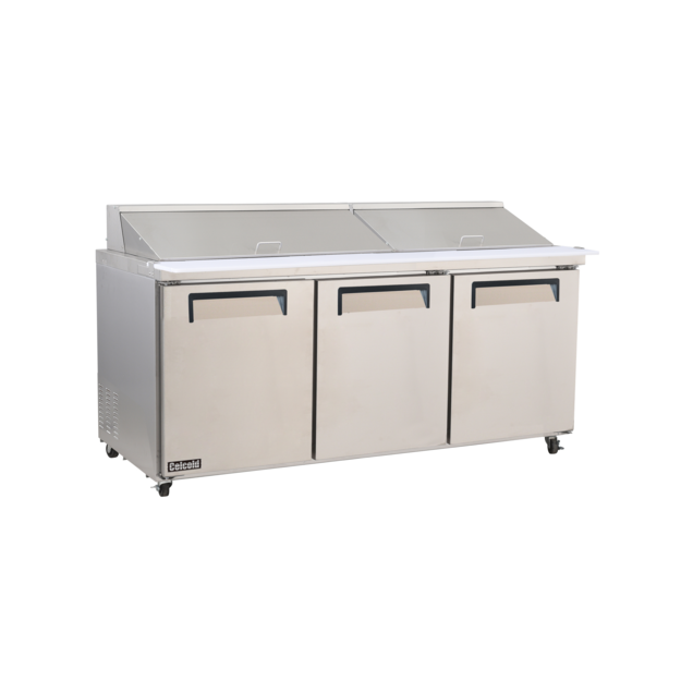 Celcold CMT7230 3 Solid Door Megatop Refrigerator 72"W - [U3] - Celcold - - Refrigeration | Purchase online at RYCO Kitchenworks