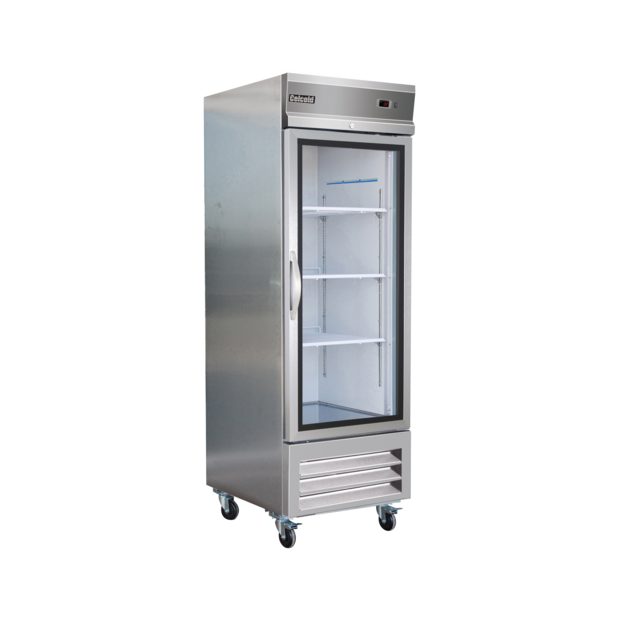 Celcold CR27GD 1 Glass Door Reach-In Refrigerator 27"W - [R1] - Celcold - - Refrigeration | Purchase online at RYCO Kitchenworks