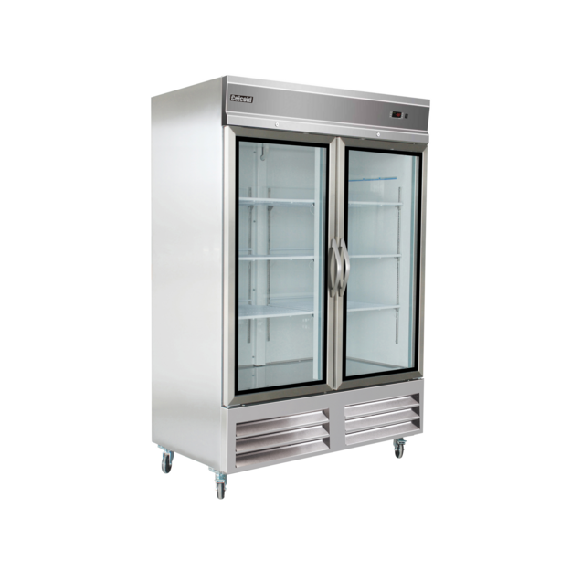 Celcold CR54GD 2 Glass Door Reach-In Refrigerator 54"W - [R2] - Celcold - - Refrigeration | Purchase online at RYCO Kitchenworks