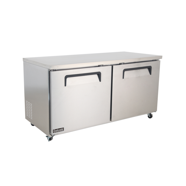 Celcold CUC60FA 2 Solid Door Undercounter Freezer 60"W - [U2] - Celcold - - Refrigeration | Purchase online at RYCO Kitchenworks