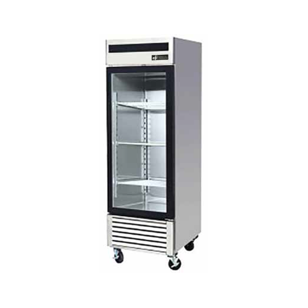EFI C1-27GDSVC 1 Glass Door Refrigerated Merchandiser Stainless 27"W - [R1] - EFI Sales Canada - - Refrigeration | Purchase online at RYCO Kitchenworks
