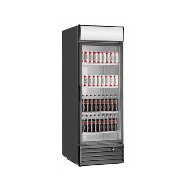 EFI C1-27.5GD 1 Glass Door Refrigerated Merchandiser Black 27.5"W - [R1] - EFI Sales Canada - - Refrigeration | Purchase online at RYCO Kitchenworks