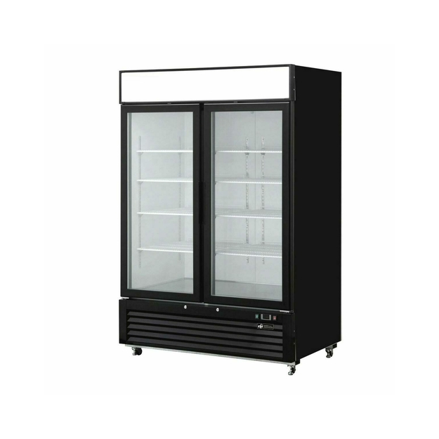 EFI C2-54GDVC 2 Glass Door Refrigerated Merchandiser Black 55"W - [R2] - EFI Sales Canada - - Refrigeration | Purchase online at RYCO Kitchenworks