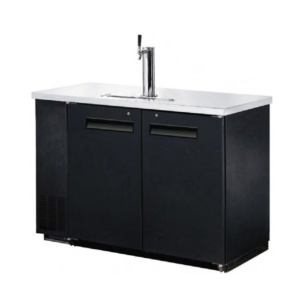 EFI CBBDD2-48CC Draft Beer Cooler, 49"W Black - [BB1] - EFI Sales Canada - - Refrigeration | Purchase online at RYCO Kitchenworks