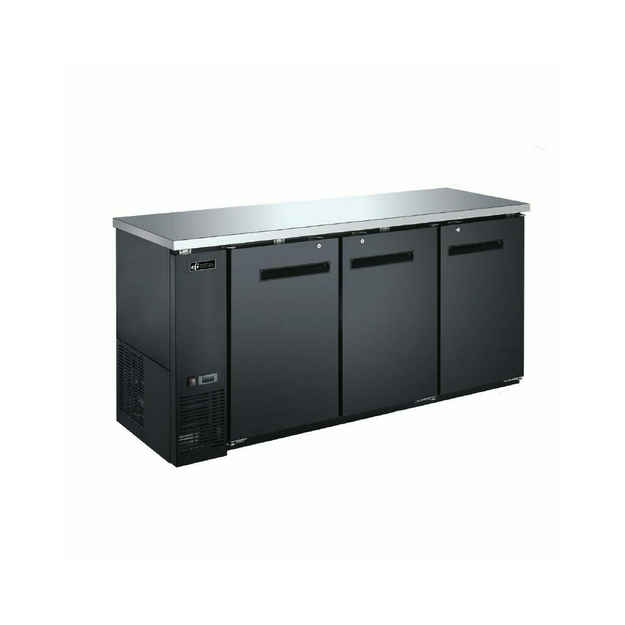 EFI CBBDR3-72CC Back Bar Cooler, 3 Solid Door 73"W Black - [BB1] - EFI Sales Canada - - Refrigeration | Purchase online at RYCO Kitchenworks