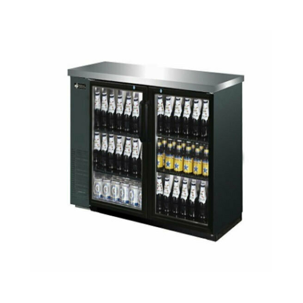 EFI CBBGD2-48CC Back Bar Cooler, 2 Glass Door 49"W Black - [BB1] - EFI Sales Canada - - Refrigeration | Purchase online at RYCO Kitchenworks