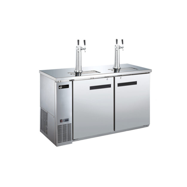 EFI CBBSDD2-60CC Draft Beer Cooler, 61"W Stainless Steel - [BB1] - EFI Sales Canada - - Refrigeration | Purchase online at RYCO Kitchenworks