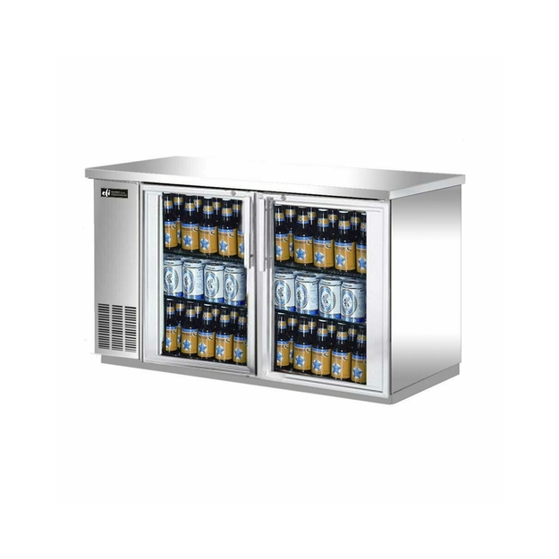 EFI CBBSGD2-60CC Back Bar Cooler, 2 Glass Door 61"W Stainless Steel - [BB1] - EFI Sales Canada - - Refrigeration | Purchase online at RYCO Kitchenworks