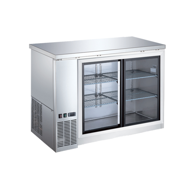 EFI CBBSGDS2-48CC Back Bar Cooler, 2 Glass Sliding Door 49"W Stainless Steel - [BB1] - EFI Sales Canada - - Refrigeration | Purchase online at RYCO Kitchenworks