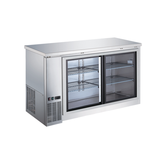 EFI CBBSGDS2-60CC Back Bar Cooler, 2 Glass Sliding Door 61"W Stainless Steel - [BB1] - EFI Sales Canada - - Refrigeration | Purchase online at RYCO Kitchenworks