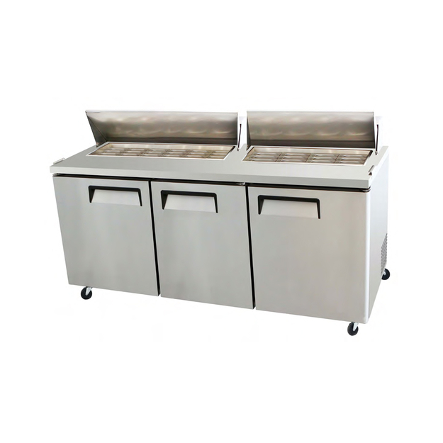 EFI CMDR3-72VC 3 Solid Door Megatop Refrigerator 72"W - [U3] - EFI Sales Canada - - Refrigeration | Purchase online at RYCO Kitchenworks