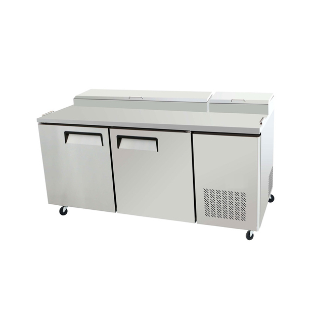 EFI CPDR2-67VC 2 Solid Door Pizza Prep Refrigerator 67"W - [U3] - EFI Sales Canada - - Refrigeration | Purchase online at RYCO Kitchenworks