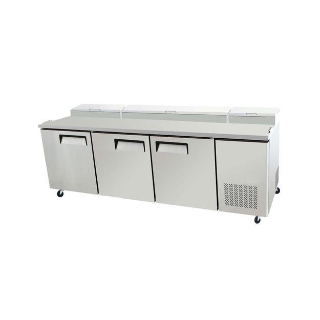 EFI CPDR3-93VC 3 Solid Door Pizza Prep Refrigerator 93"W - [R4] - EFI Sales Canada - - Refrigeration | Purchase online at RYCO Kitchenworks