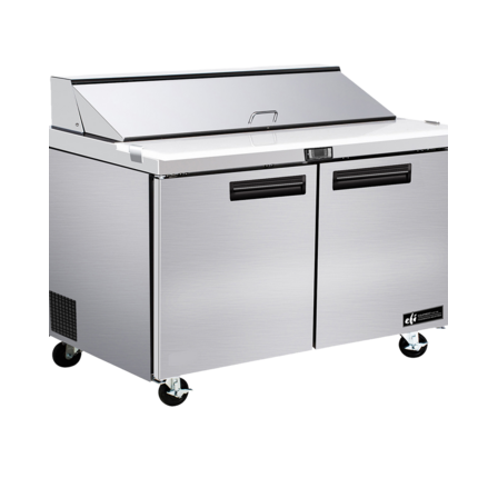 EFI CSDR2-36VC 2 Solid Door Sandwich Prep Refrigerator 36"W - [U2] - EFI Sales Canada - - Refrigeration | Purchase online at RYCO Kitchenworks