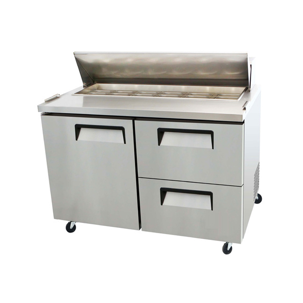 EFI CSDW2-48VC 1 Door 2 Drawer Sandwich Prep Refrigerator 48"W - [U2] - EFI Sales Canada - - Refrigeration | Purchase online at RYCO Kitchenworks