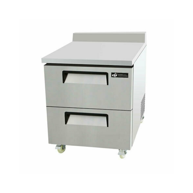 EFI CWDW2-27VC 2 Drawer Refrigerated Work Top 27"W - [U2] - EFI Sales Canada - - Refrigeration | Purchase online at RYCO Kitchenworks