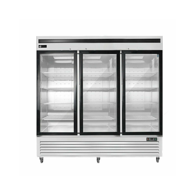 EFI F3-82GDSVC Stainless Freezer Merchandiser 82"W - [R3-1] - EFI Sales Canada - - Refrigeration | Purchase online at RYCO Kitchenworks
