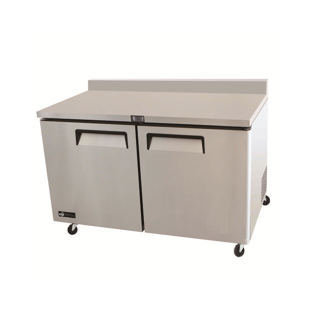 EFI FWDR2-60VC 2 Solid Door WorkTop Freezer 60"W - [U2] - EFI Sales Canada - - Refrigeration | Purchase online at RYCO Kitchenworks