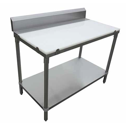 EFI TPB2460 Work Table Poly Top w/ Backsplash 24"D x 60"W - [TT2] - EFI Sales Canada - - Work Table | Purchase online at RYCO Kitchenworks
