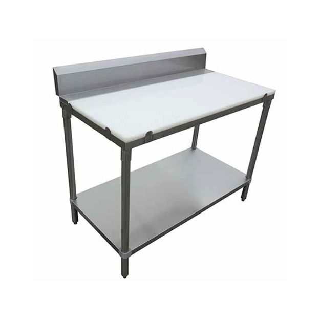 EFI TPB2436 Work Table Poly Top w/ Backsplash 24"D x 36"W - [TT2] - EFI Sales Canada - - Work Table | Purchase online at RYCO Kitchenworks