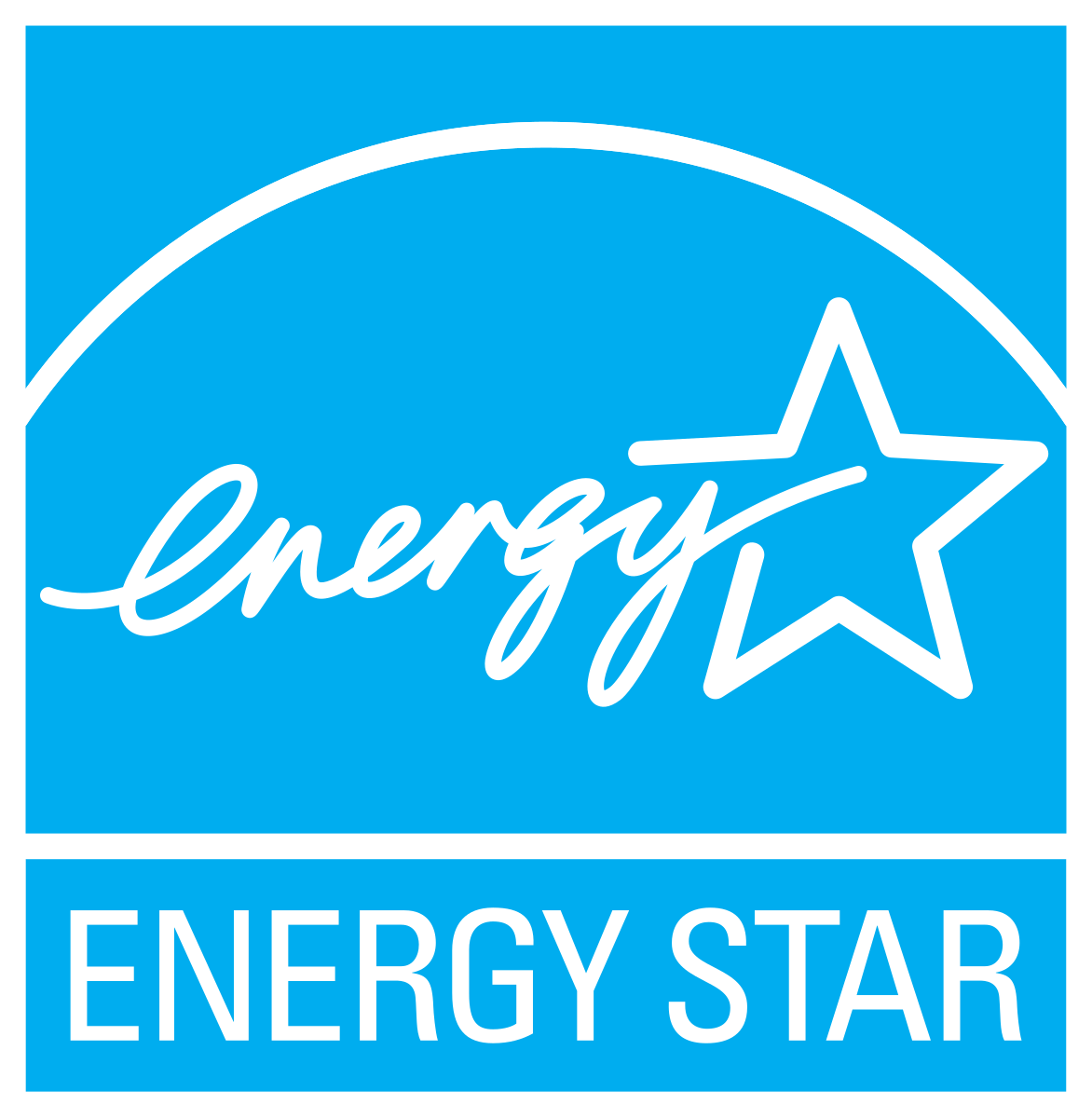 Energy Star logo on a blue background
