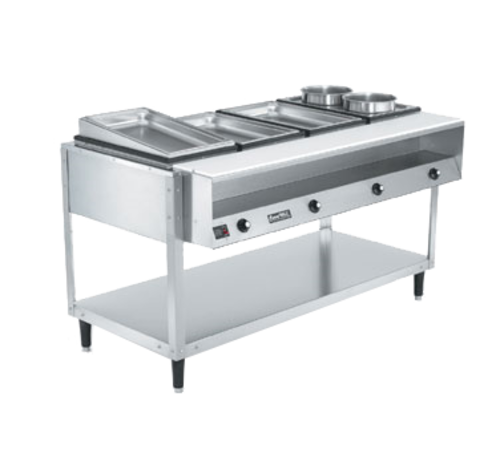 Vollrath 38004 ServeWell® Electric 4 Pan Hot Food Table 120V - 61"W