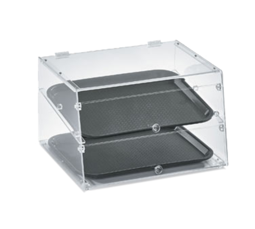 Vollrath KDC1418-2-06 Knock Down Acrylic Bakery Display Case 2-Tier